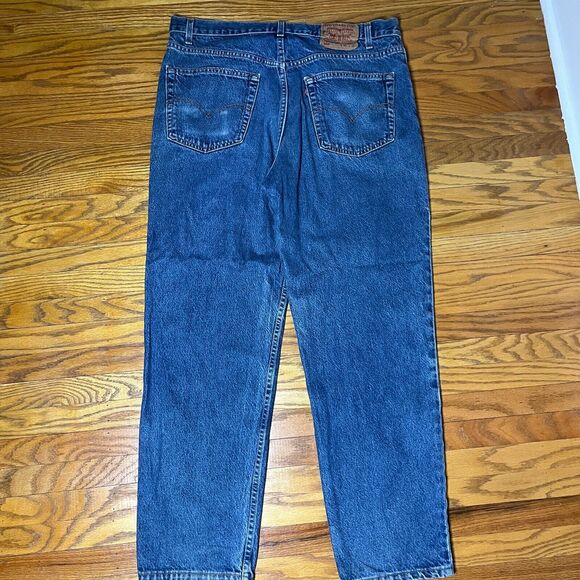 Vtg Levis 550 Jeans Mens 40x32 Relaxed Fit Blue Denim Made in USA Y2K 90s Baggy - Picture 8 of 11